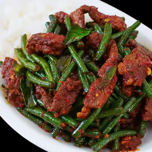 Fried Longbean With Khmer Herb